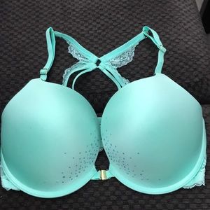 34DD Beyond Sexy Lace Cross Back La Senza PushUp